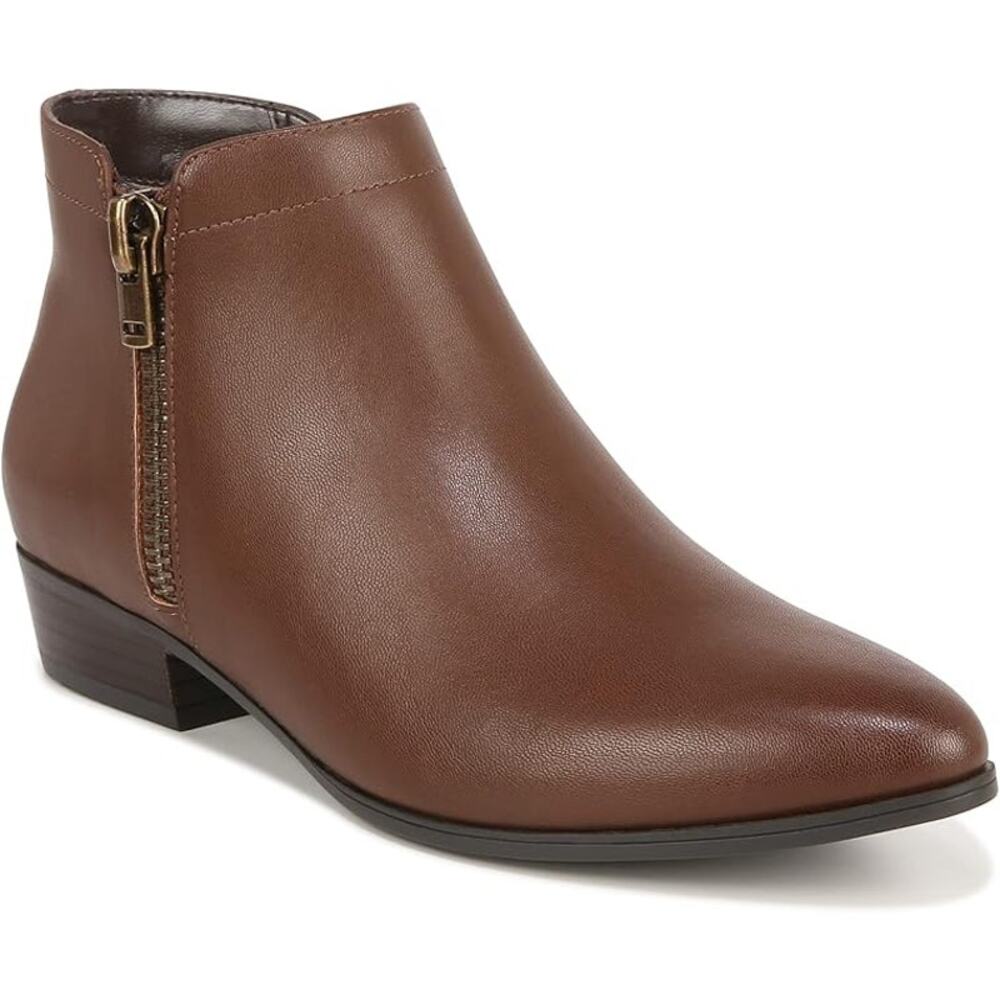 Naturalizer Claire Women's Cinnamon Brown Pointed Toe Bootie 7M